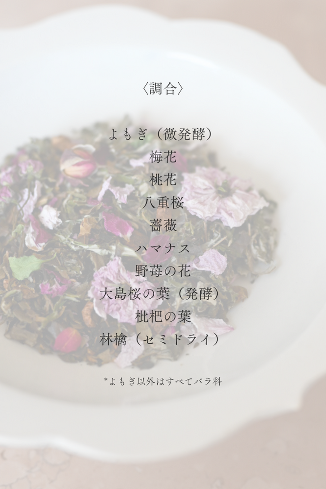 【limited edition 02】季節のよもぎ茶 - 春謳 -